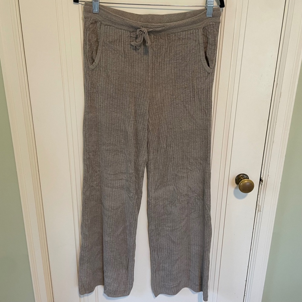 Barefoot Dreams CozyChic Ultra Lite Variegated Ribbed Lounge Pants Size Medium